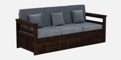 Vtrasbourg Sheesham Wood 3 Seater Sofa In Provincial Teak Finish By Sarve Furniture - Image 5