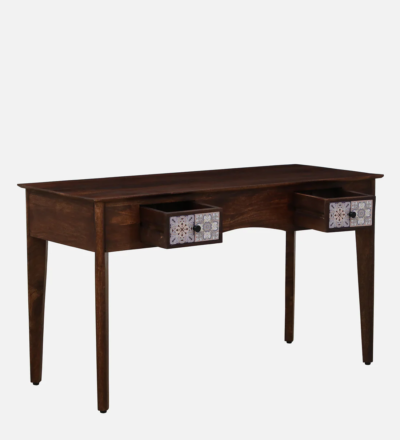 Classic Wooden Study Table with Drawer Unit for Bedroom and Study Room - Image 7