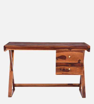 Solid Wood Writing Table with Drawer Storage and Smooth Writing Surface - Image 5