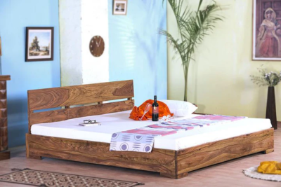 Streem Solid Wood Bed with Hydraulic Storage By Sarve Furniture - Image 8