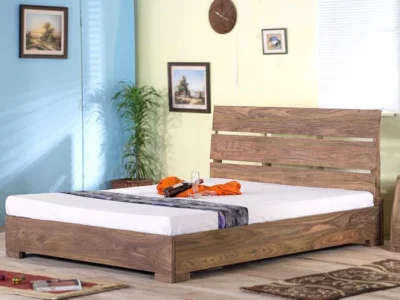 Rest Solid Wood Bed with Hydraulic Storage by Sarve Furniture