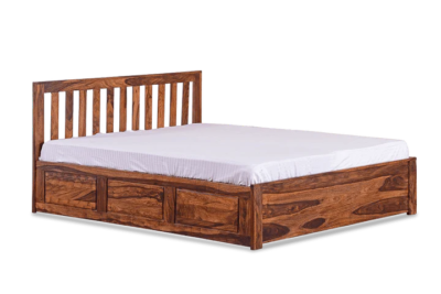 Classic Wooden Storage Bed with Hydraulic By Sarve Furniture - Image 7