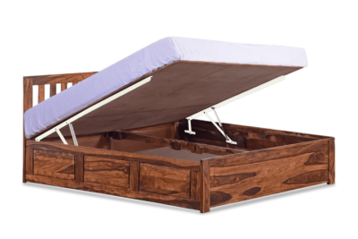 Classic Wooden Storage Bed with Hydraulic By Sarve Furniture - Image 11