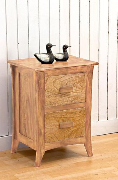 Eco-Friendly Wooden Bedside Table with Smooth Top and Storage Features - Image 4