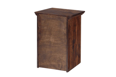 Rustic Design Bedside Table with Wooden Body and Drawer Storage System - Image 7