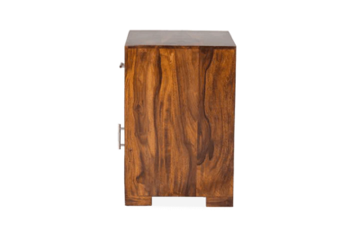 Crystal Bedside Table Sheesham Wood By Sarve Furniture - Image 4