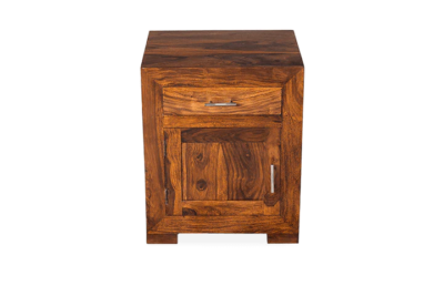 Crystal Bedside Table Sheesham Wood By Sarve Furniture - Image 6