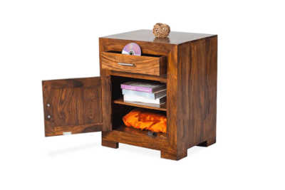 Crystal Bedside Table Sheesham Wood By Sarve Furniture - Image 7