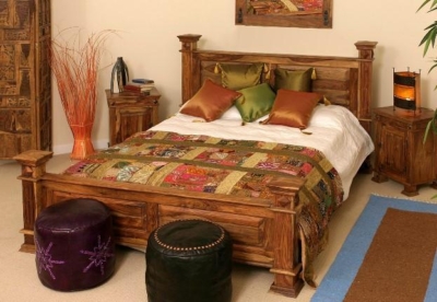 Velvet King Size Wooden Bed with Storage by Sarve Furniture