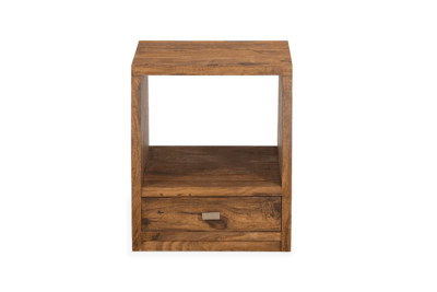 Swivel Bedside Table Solid Wood with Drawer Sarve Furniture - Image 8