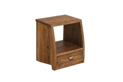 Swivel Bedside Table Solid Wood with Drawer Sarve Furniture - Image 9