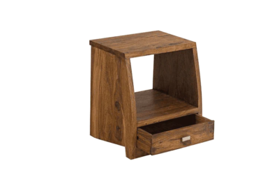 Swivel Bedside Table Solid Wood with Drawer Sarve Furniture - Image 10