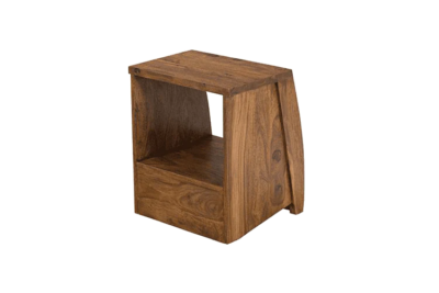 Swivel Bedside Table Solid Wood with Drawer Sarve Furniture - Image 12