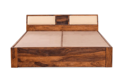 Elysian Solid Wood Bed with Hydraulic Storage By Sarve Furniture - Image 6
