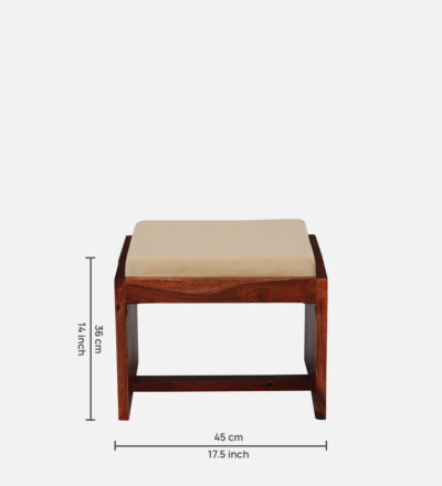 Nesting Coffee Table Set ( 4 Stools ) Sheesham Wood By Sarve Furniture - Image 3