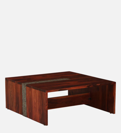 Nesting Coffee Table Set ( 4 Stools ) Sheesham Wood By Sarve Furniture - Image 7