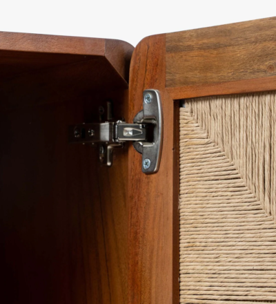 Stylish Nightstand in Solid Wood with Smooth Finish and Soft-Close Drawers - Image 9