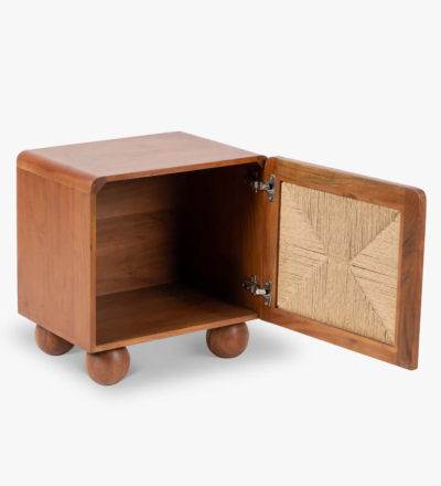 Stylish Nightstand in Solid Wood with Smooth Finish and Soft-Close Drawers - Image 7