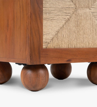 Stylish Nightstand in Solid Wood with Smooth Finish and Soft-Close Drawers - Image 8