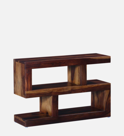 Sheesham Wood Bookshelf with Multiple Shelves and Sturdy Frame for Living Room - Image 5