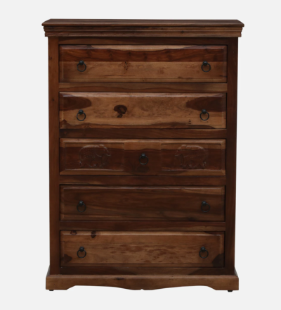 Chest of Drawers Classic with Decorative Legs and Smooth Polished Finish - Image 6