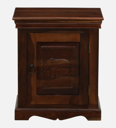 Celeste LHS Bedside Table Sheesham Wood By Sarve Furniture - Image 5
