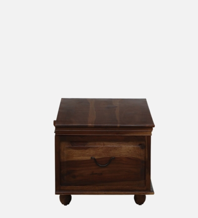 Minimalist Wooden Coffee Table with Matte Finish and Storage Compartment - Image 6