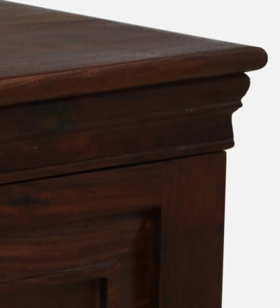 Minimalist Wooden Coffee Table with Matte Finish and Storage Compartment - Image 10