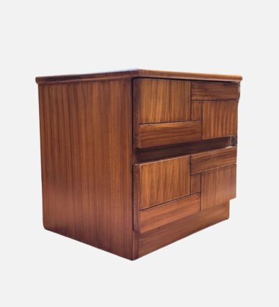 Recline Bedside Table Sheesham Wood By Sarve Furniture - Image 5