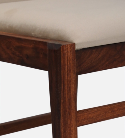 Compact Wooden Chair for Dining Room with Minimalist Look and Cushion (Set Of 2) - Image 10