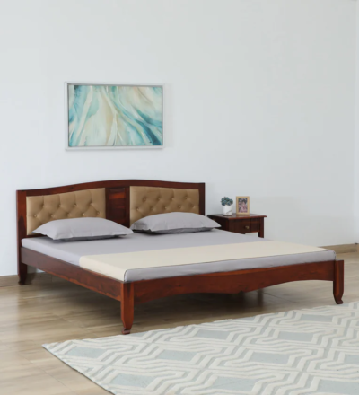Ultimate Sheesham wood bed without storage by Sarve Furniture, crafted from durable Sheesham wood