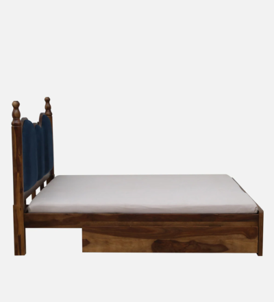 Minimalist Solid Wood Bed with Clean Lines and Practical Storage Space - Image 5