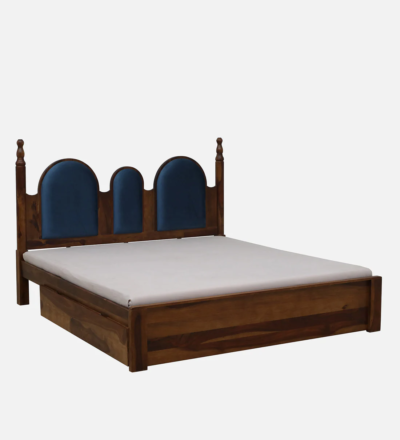 Minimalist Solid Wood Bed with Clean Lines and Practical Storage Space - Image 4