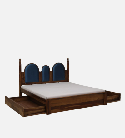 Minimalist Solid Wood Bed with Clean Lines and Practical Storage Space - Image 7