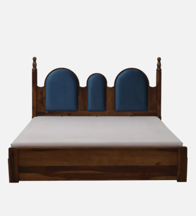 Minimalist Solid Wood Bed with Clean Lines and Practical Storage Space - Image 8