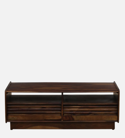 Crafted Coffee Table Online Sheesham Wood With 2 Drawer By Sarve Furniture - Image 8