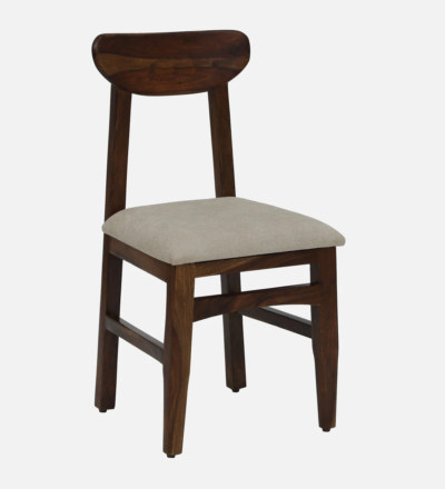 High Quality Dining Chair in Solid Wood with Sleek and Soft Design (Set of 2) - Image 4