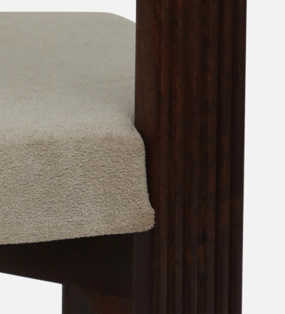 Handcrafted Wooden Dining Chair with Backrest and Sturdy Leg Design (Set of 2) - Image 10