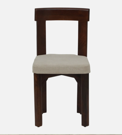 Handcrafted Wooden Dining Chair with Backrest and Sturdy Leg Design (Set of 2) - Image 6