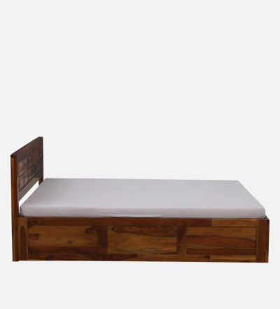 Durable Sheesham Wood Bed with Box Storage By Sarve Furniture - Image 6