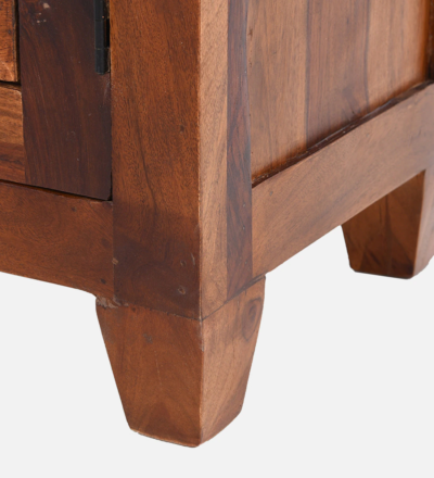 Sheesham Wood Ladder Bookshelf with Open Back and Unique Design - Image 8