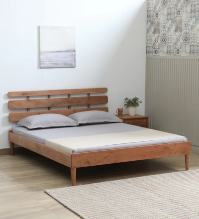 Premium Solid Wood Bed Without Storage By Sarve Furniture - Image 2