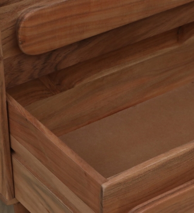 Compact Chest of Drawers with Minimalist Design and Metal Pull Handles - Image 10