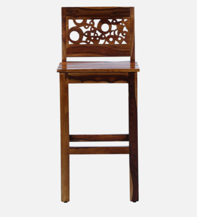 Elegant Bar Table Set with Velvet Chairs and Solid Wood Table - Image 5
