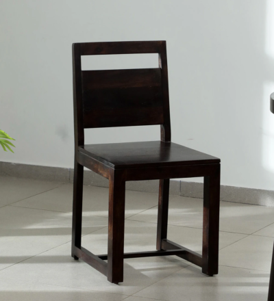 Set of two Siyano wooden dining chairs with soft cushions by Sarve Furniture, offering comfort and stylish design for modern dining spaces.