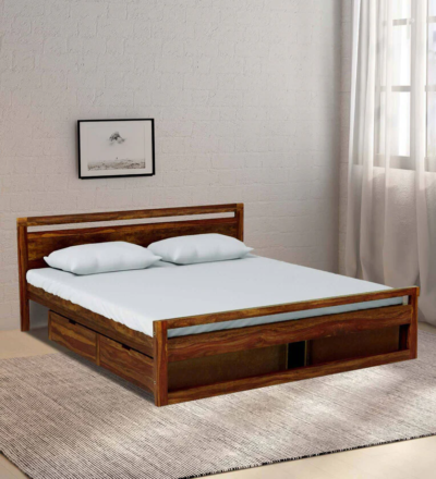 Woodland Dream Storage Bed with Drawer Storage – Queen Size