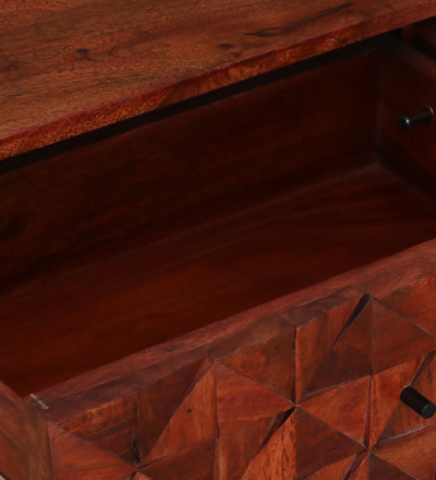 Vasel Sheesham Wood Bedside With Drawer By Sarve Furniture - Image 9