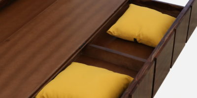 Stylish Sofa Bed with Pull-Out Mechanism for Sleeping and Sitting Comfort - Image 12