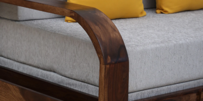 Stylish Sofa Bed with Pull-Out Mechanism for Sleeping and Sitting Comfort - Image 11