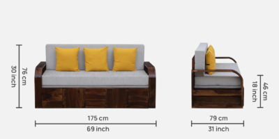Stylish Sofa Bed with Pull-Out Mechanism for Sleeping and Sitting Comfort - Image 3